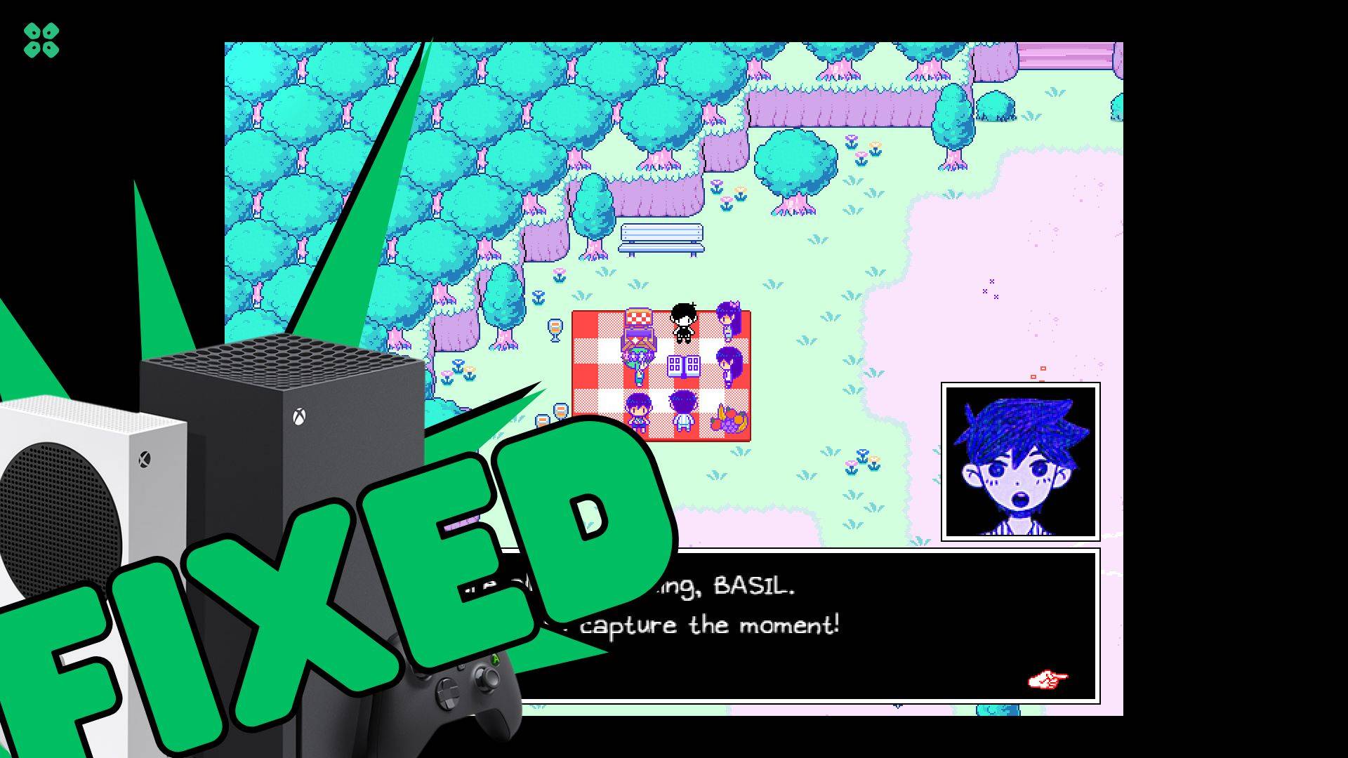 Artwork of Omori and its fix of crashing by TCG