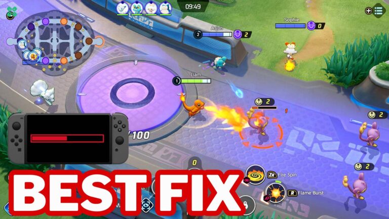 Artwork of PokmonUnite and its fix of lagging by TCG
