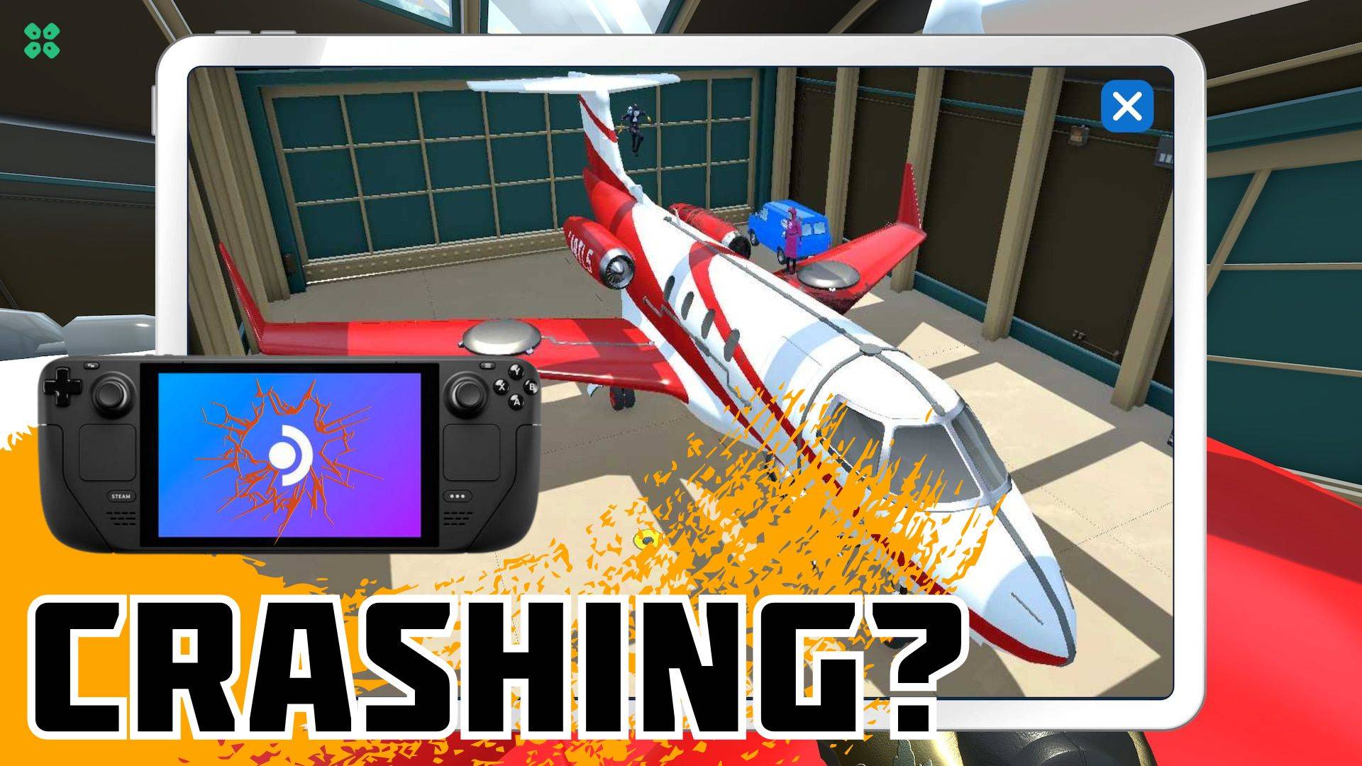 Artwork of PowerWashSimulator and its fix of crashing by TCG