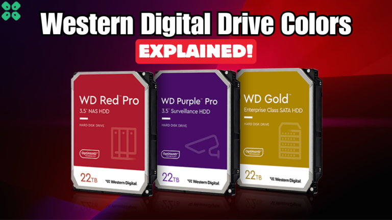 Western Digital Drive Colors Explained