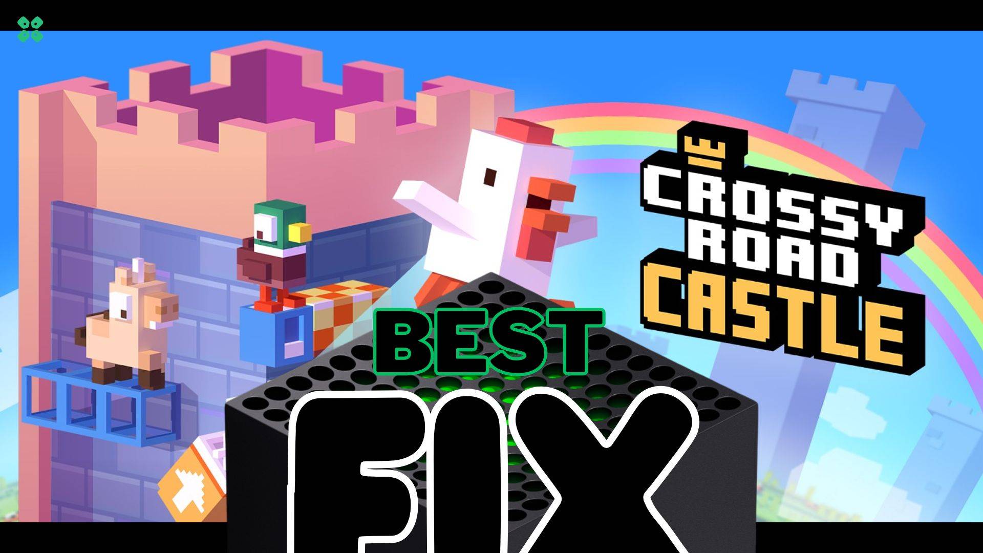 Artwork of CrossyRoadCastle and its fix of crashing by TCG