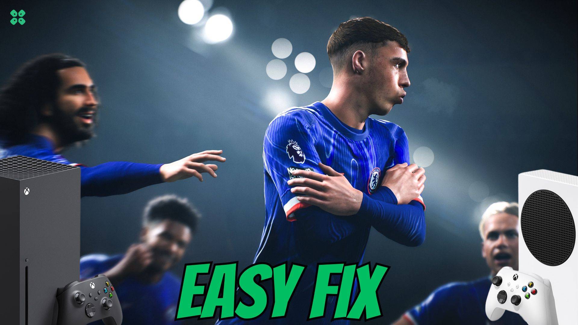 Artwork of EASportsFC25 and its fix of crashing by TCG