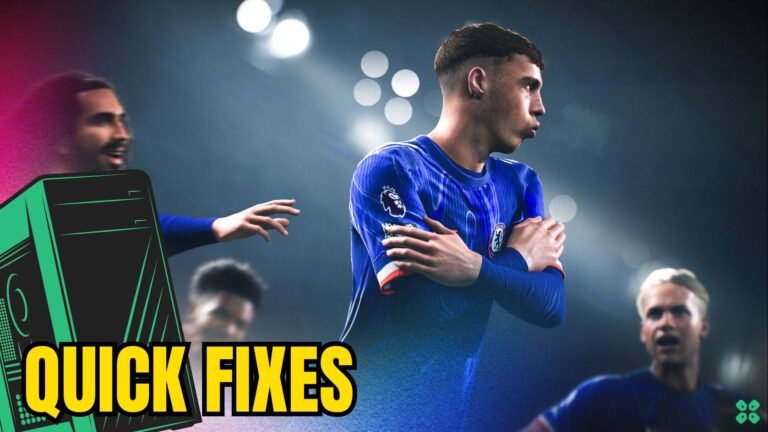 Artwork of EASportsFC25 and its fix of lagging by TCG