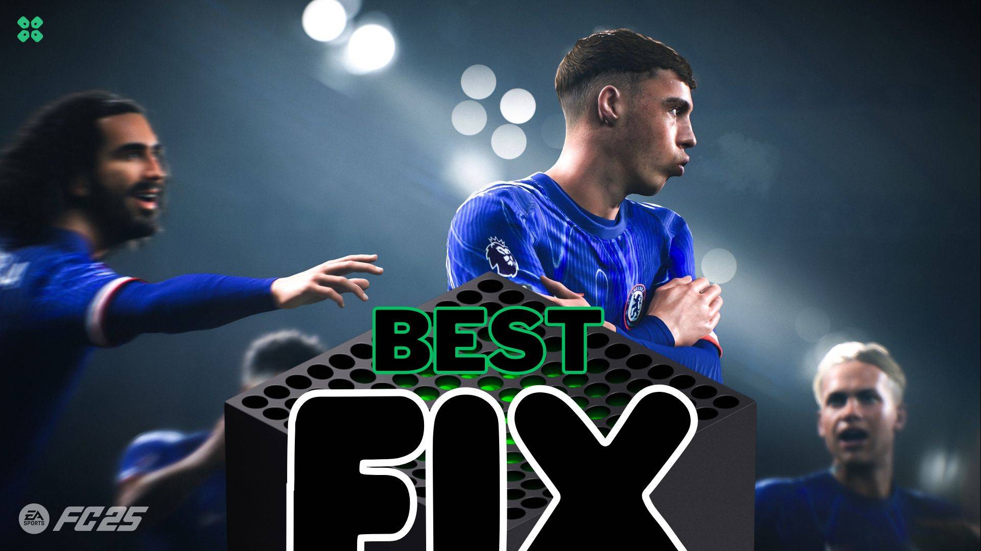 Artwork of EASportsFC25 and its fix of lagging by TCG