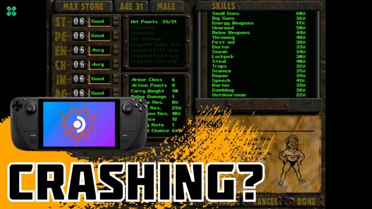 Artwork of FalloutAPostNuclearRolePlayingGame and its fix of crashing by TCG