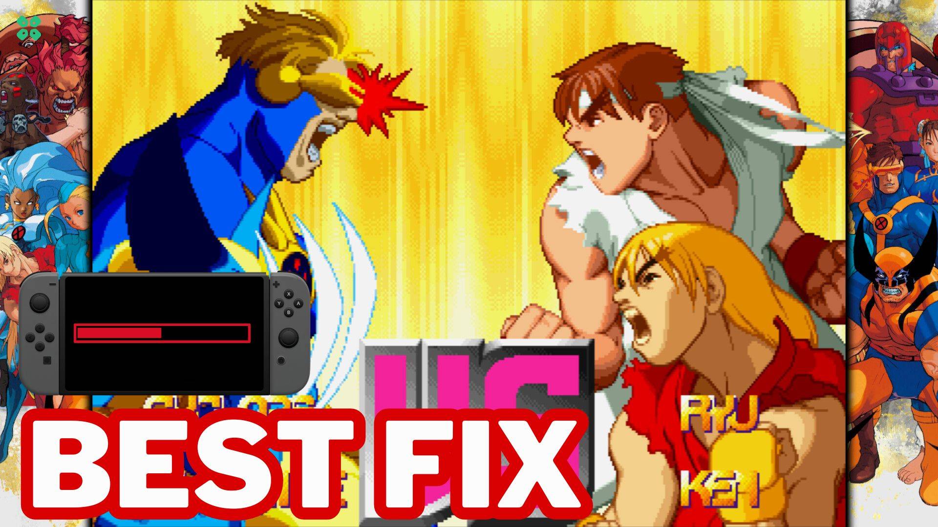 Artwork of MarvelvsCapcomFightingCollectionArcadeClassics and its fix of crashing by TCG