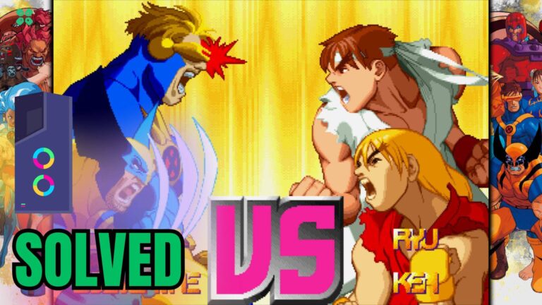 Artwork of MarvelvsCapcomFightingCollectionArcadeClassics and its fix of crashing by TCG