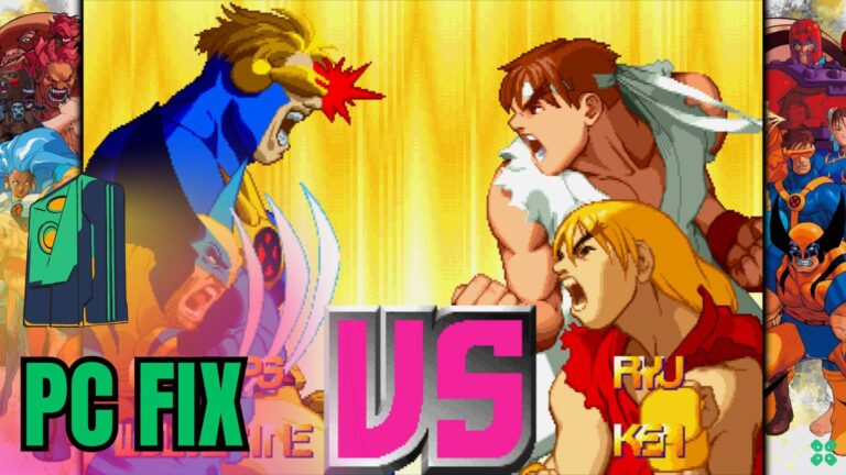 Artwork of MarvelvsCapcomFightingCollectionArcadeClassics and its fix of lagging by TCG