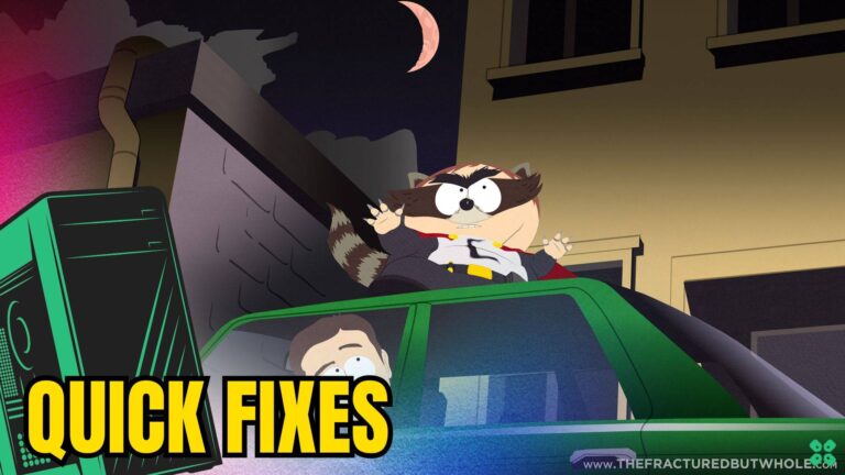 Artwork of SouthParkTheFracturedButWhole and its fix of crashing by TCG