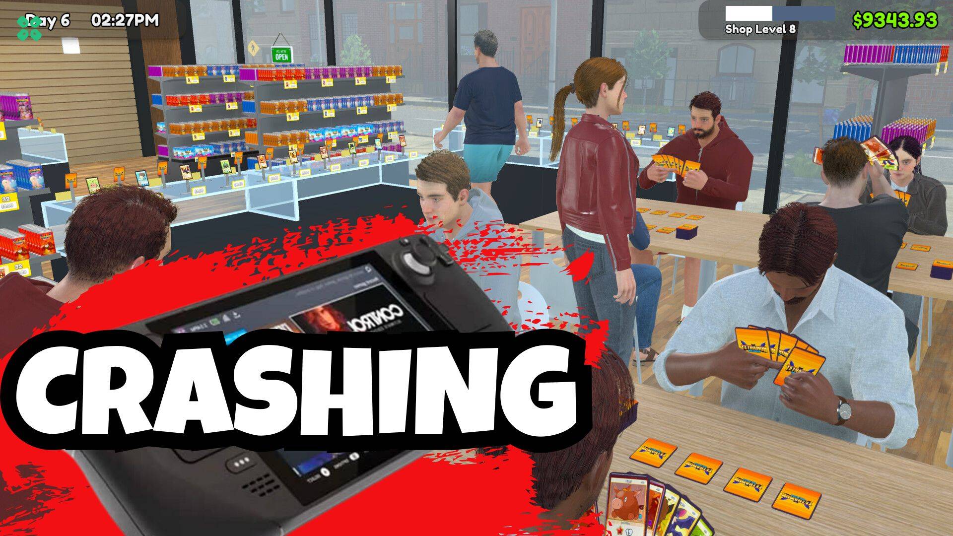 Artwork of TCGCardShopSimulator and its fix of crashing by TCG