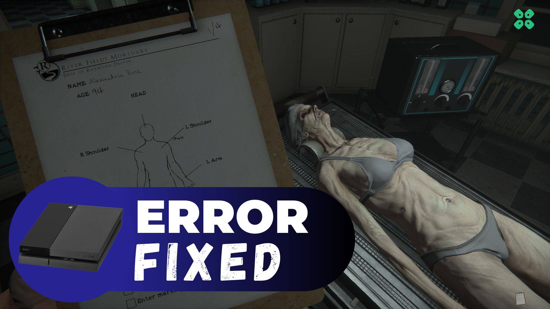 Artwork of TheMortuaryAssistant and its fix of crashing by TCG
