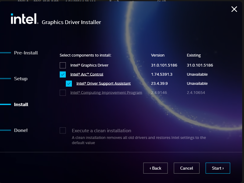 Intel Arc Control