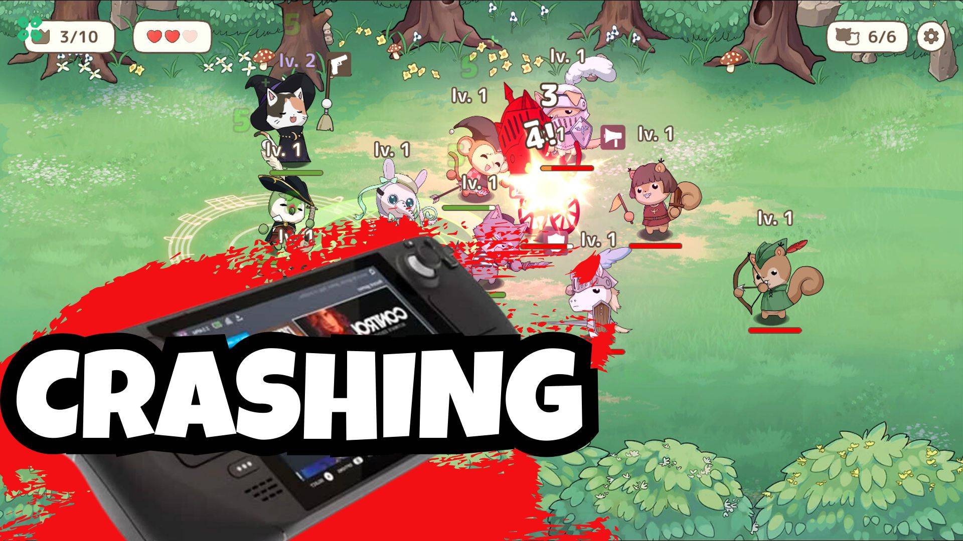 Artwork of ClawsChaos and its fix of crashing by TCG