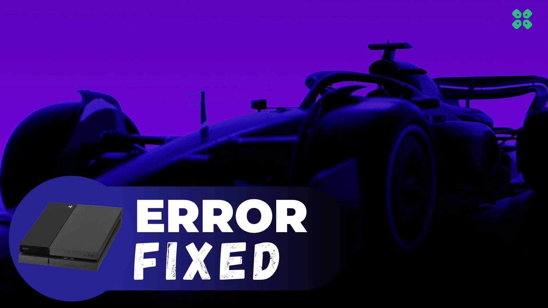Artwork of F124 and its fix of lagging by TCG