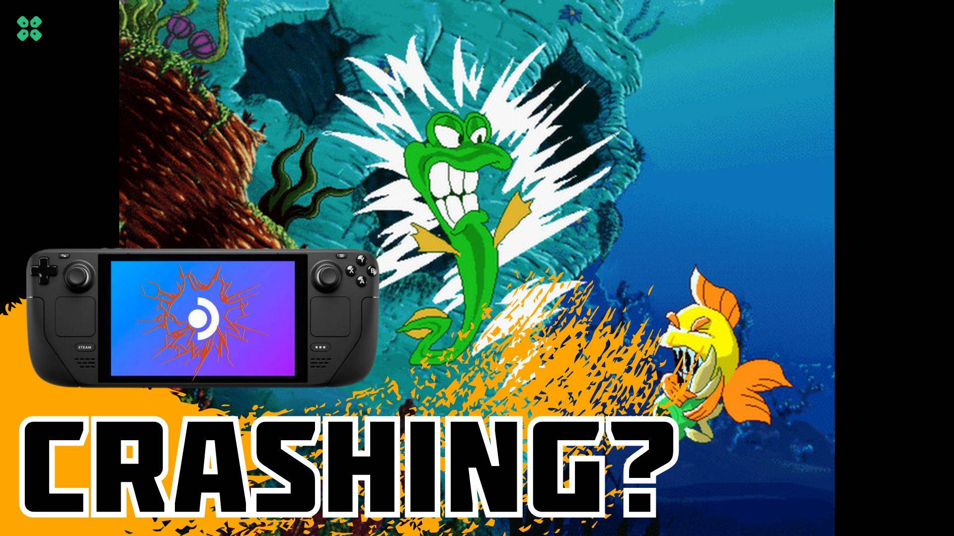 Artwork of FreddiFishandTheCaseoftheMissingKelpSeeds and its fix of crashing by TCG