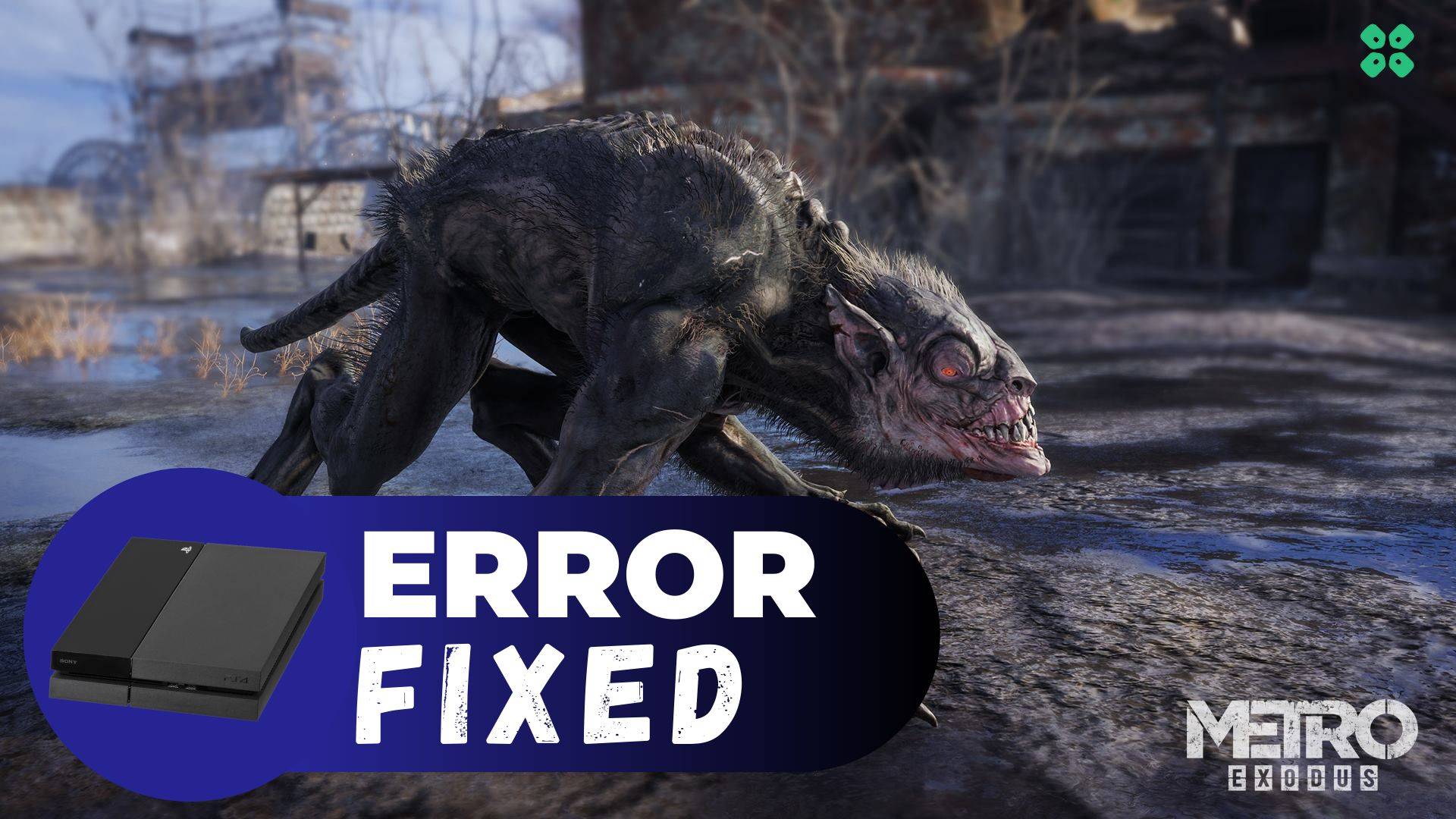 Artwork of MetroExodus and its fix of crashing by TCG