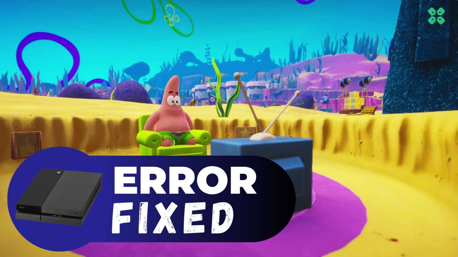 FIX: SpongeBob SquarePants: The Patrick Star Game Crashing on PS4