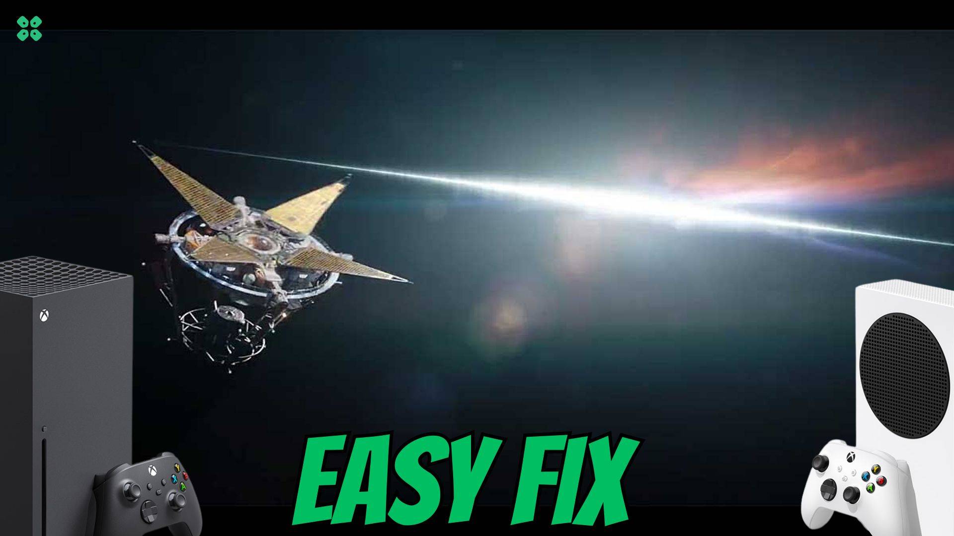 Artwork of Starfield and its fix of crashing by TCG
