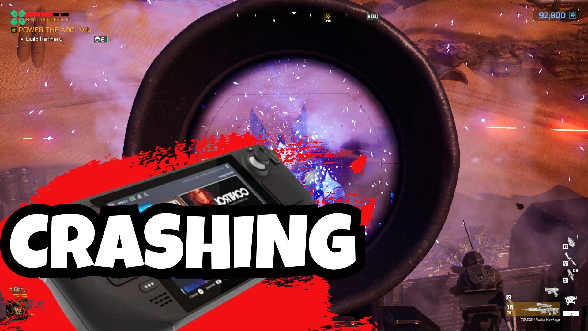 Artwork of StarshipTroopersExtermination and its fix of crashing by TCG