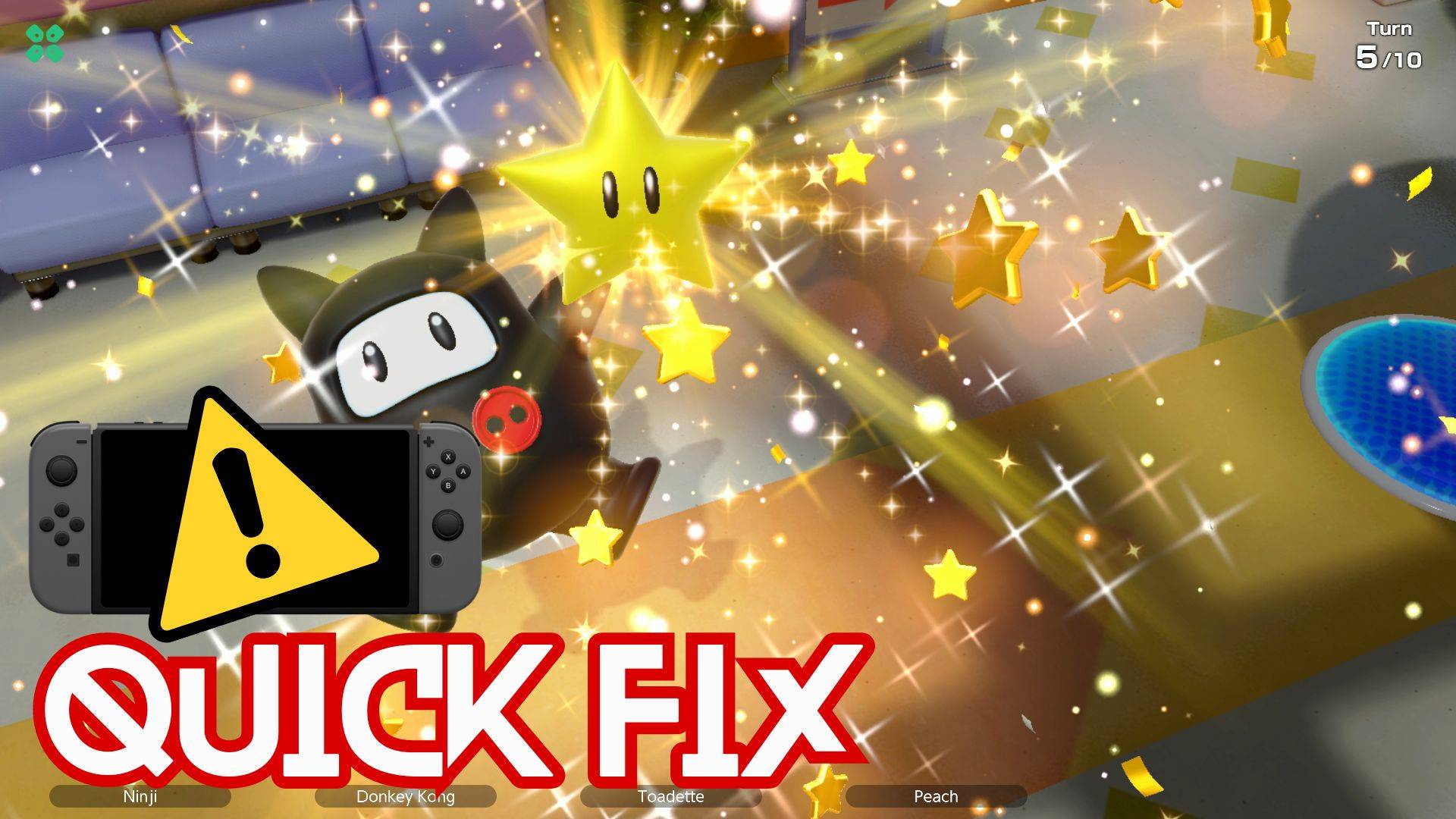 Artwork of SuperMarioPartyJamboree and its fix of crashing by TCG