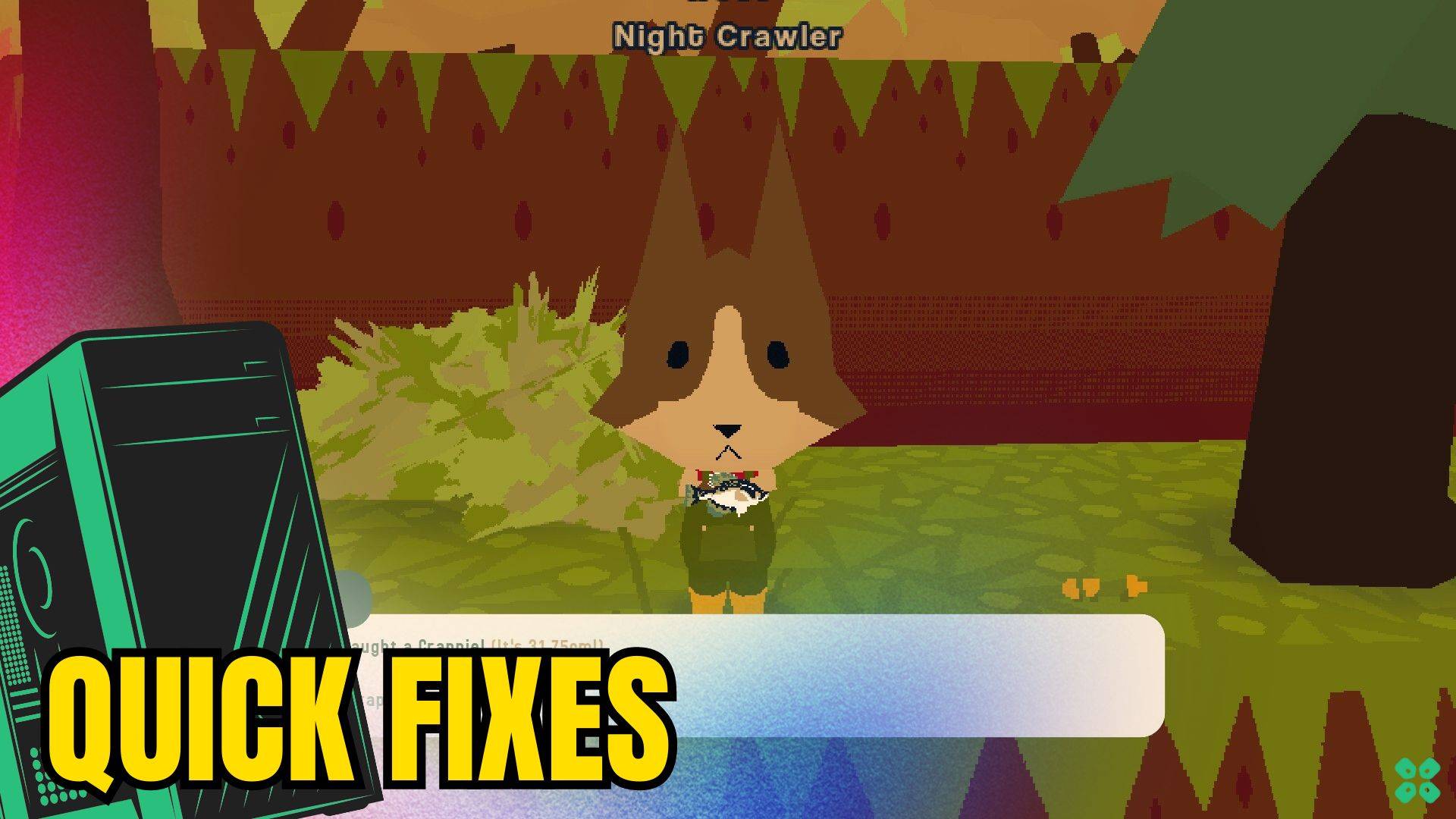Artwork of Webfishing and its fix of lagging by TCG