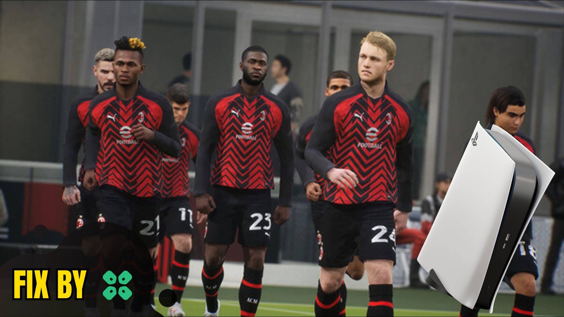 Artwork of eFootball2024 and its fix of crashing by TCG