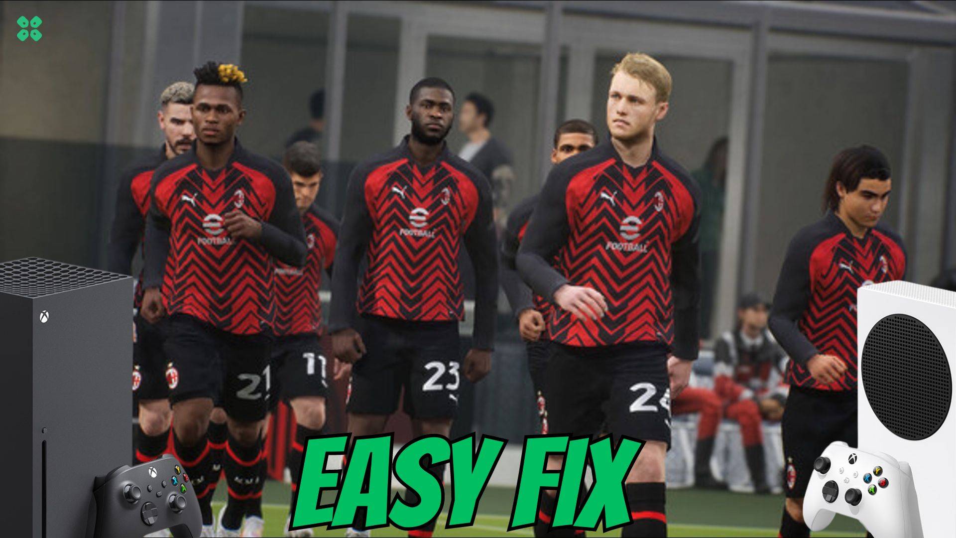 Artwork of eFootball2024 and its fix of lagging by TCG