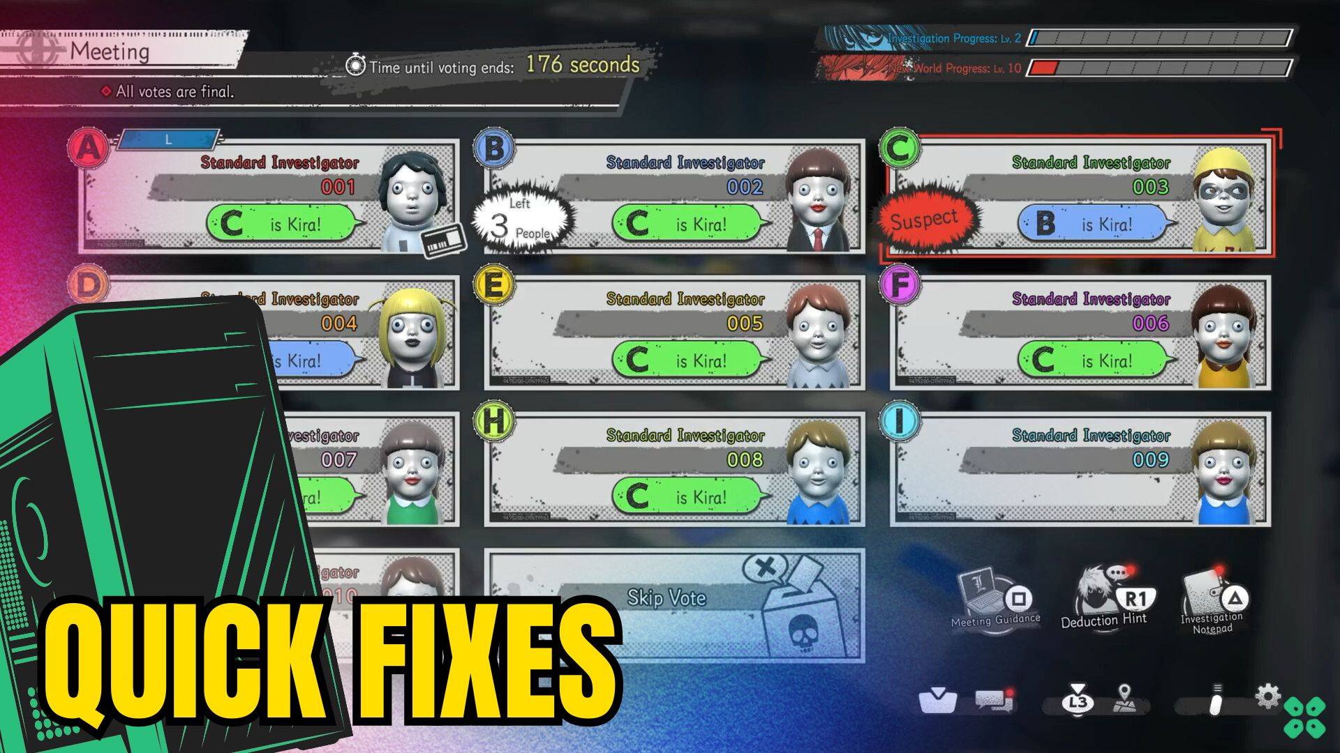 Artwork of DeathNoteKillerWithin and its fix of lagging by TCG