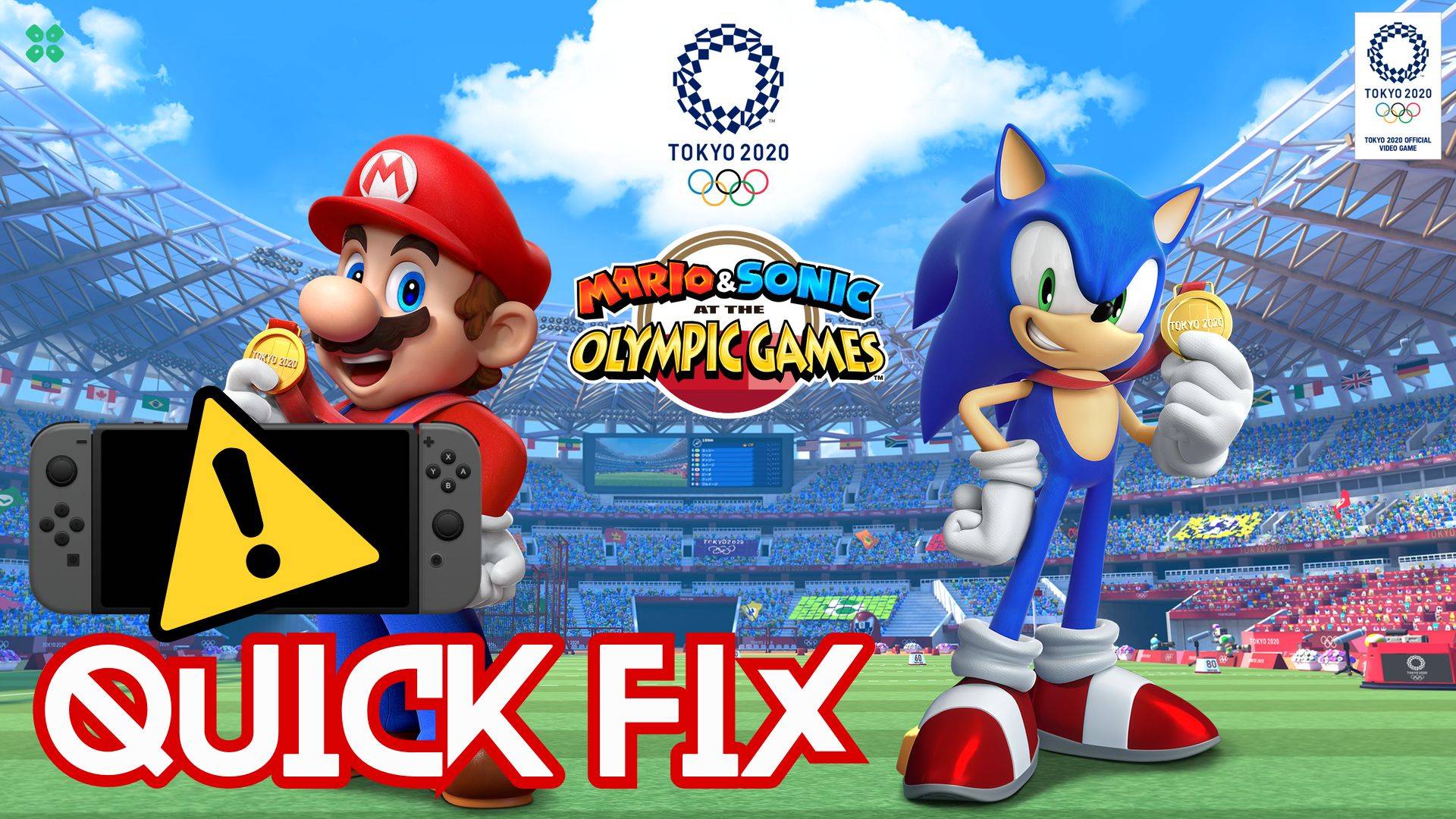 Artwork of MarioSonicattheOlympicGamesTokyo2020 and its fix of crashing by TCG