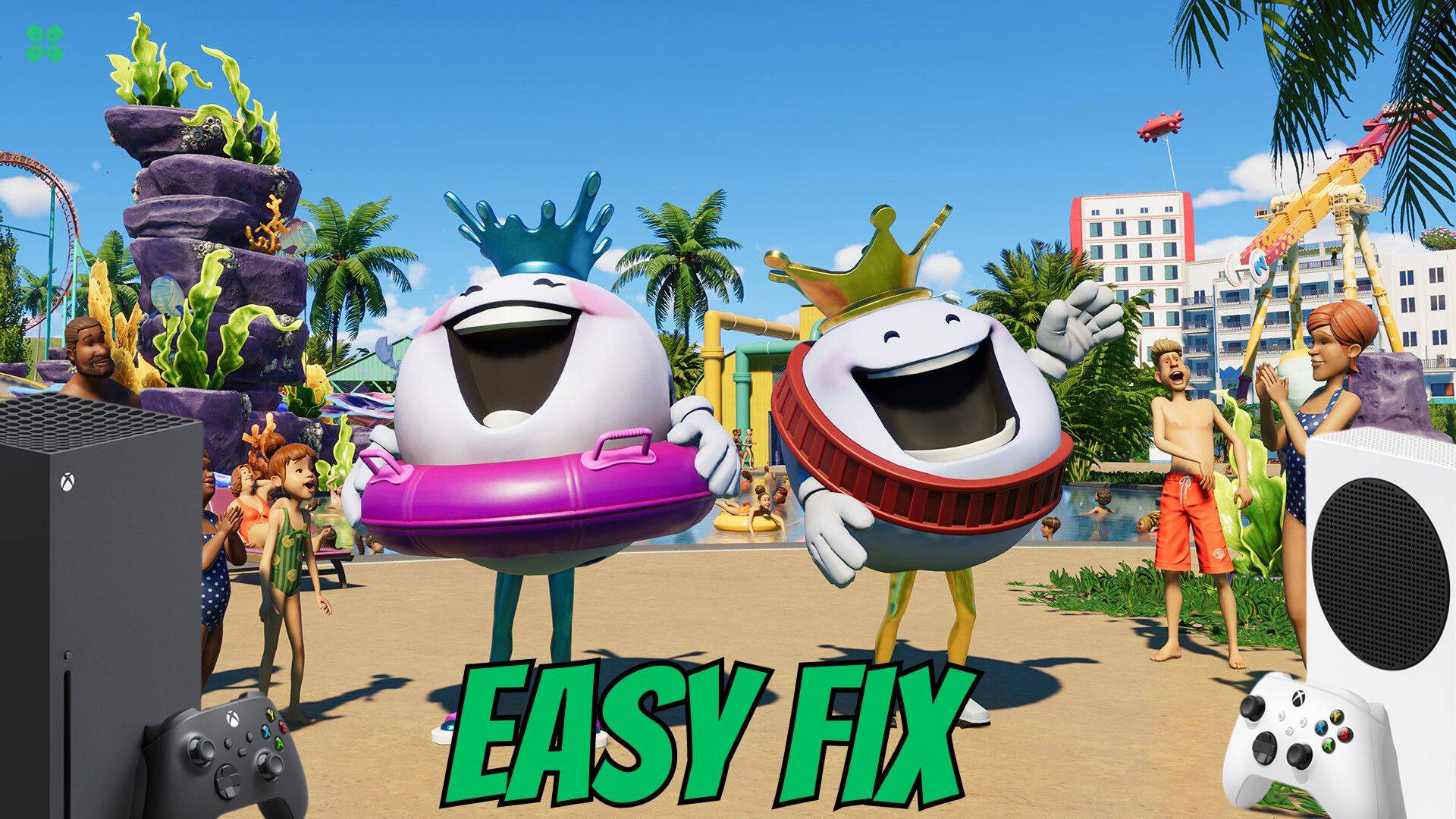 Artwork of PlanetCoaster2 and its fix of crashing by TCG