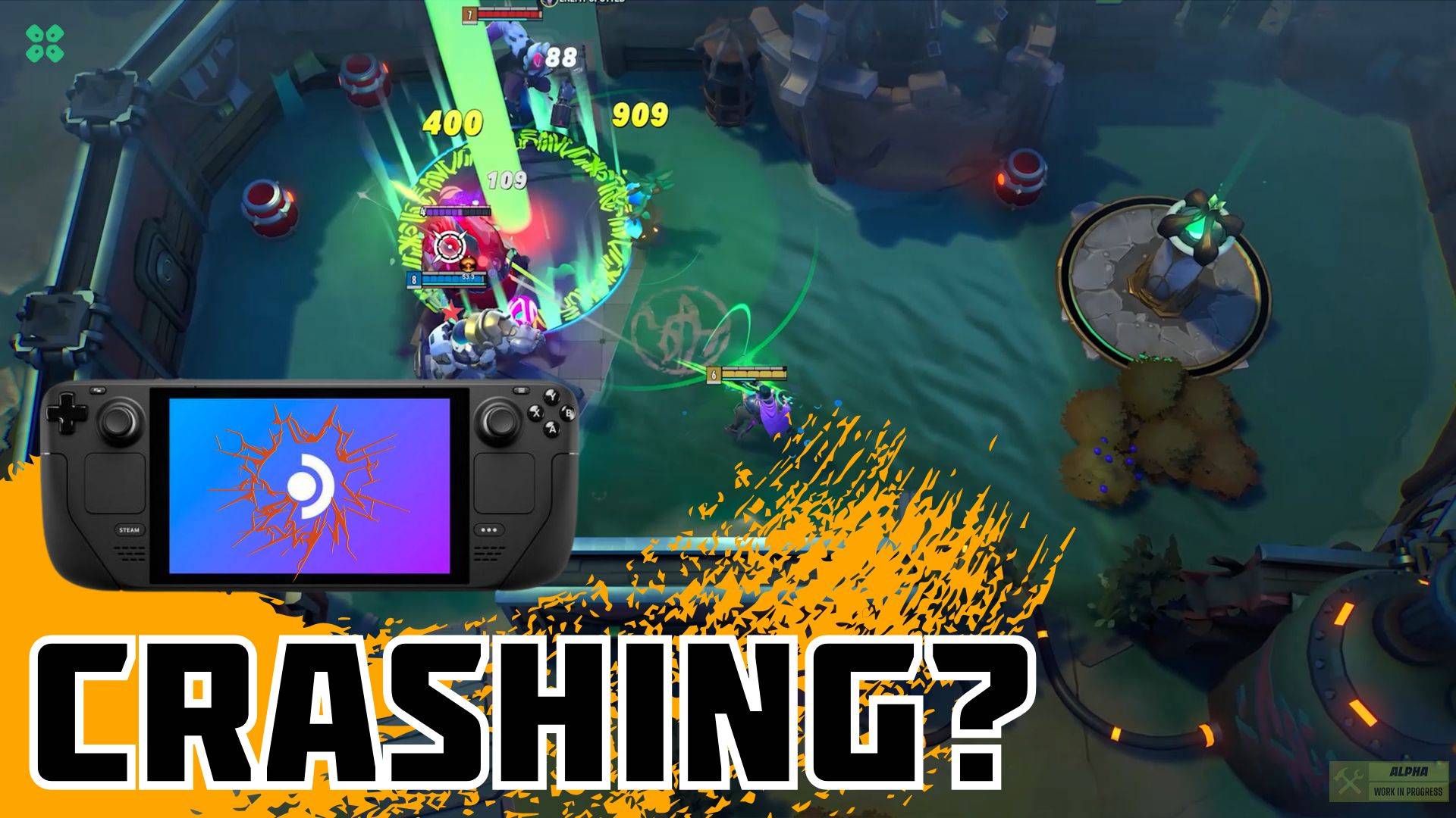 Artwork of Supervive and its fix of crashing by TCG