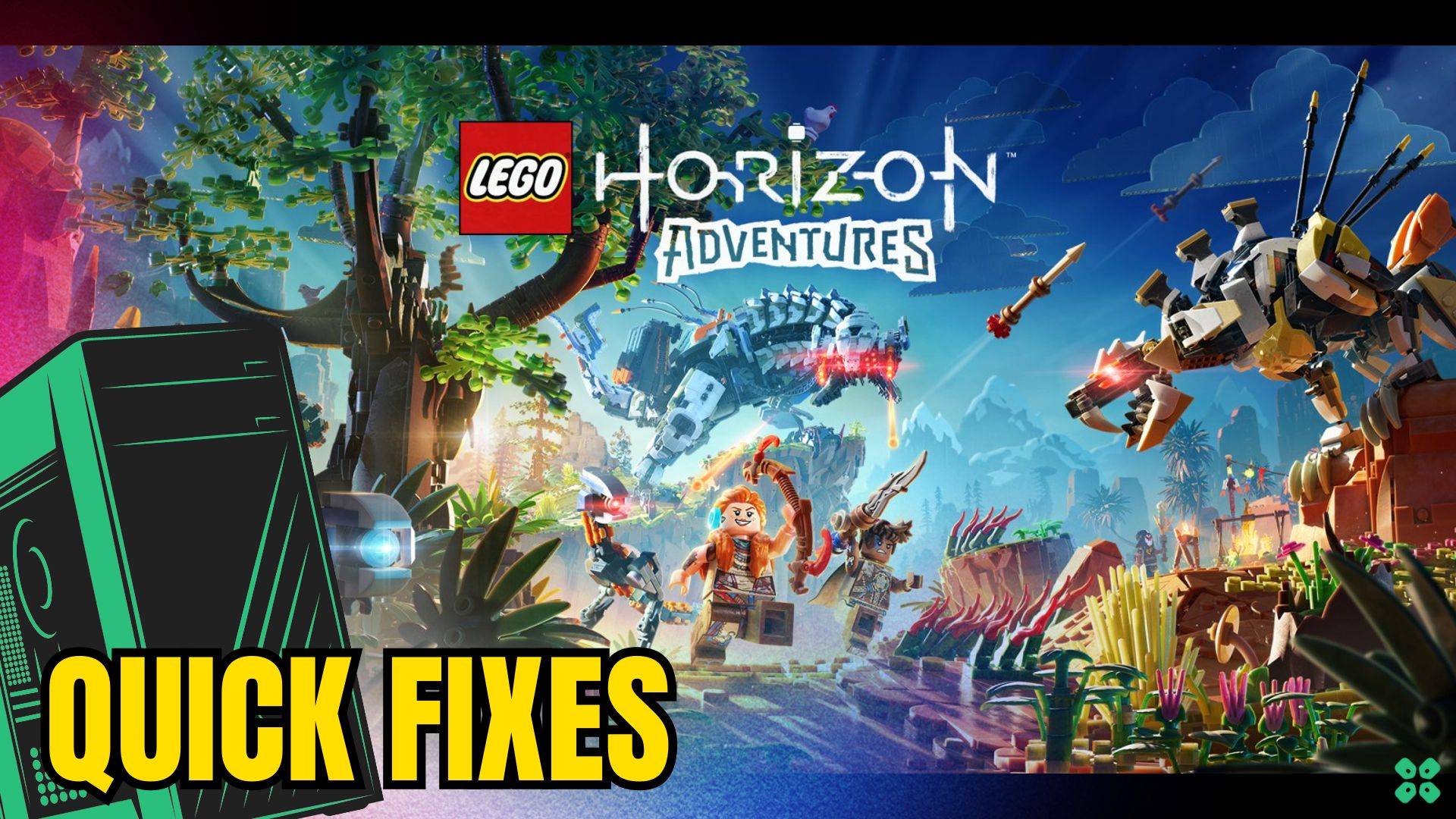 Artwork of LEGOHorizonAdventures and its fix of lagging by TCG