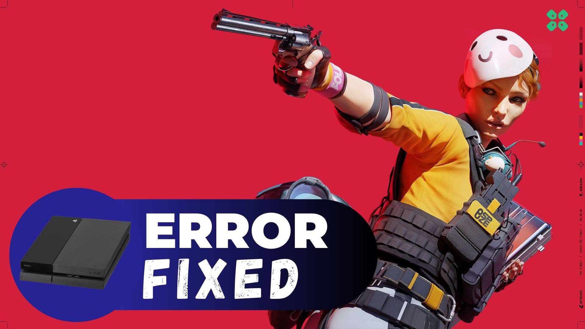 Artwork of TheFinals and its fix of crashing by TCG