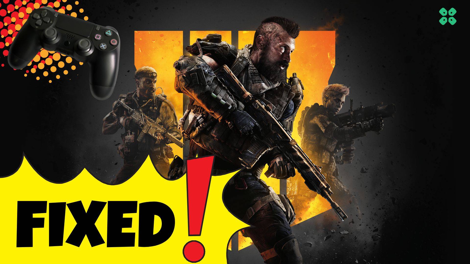 Artwork of CallofDutyBlackOps4 and its fix of crashing by TCG