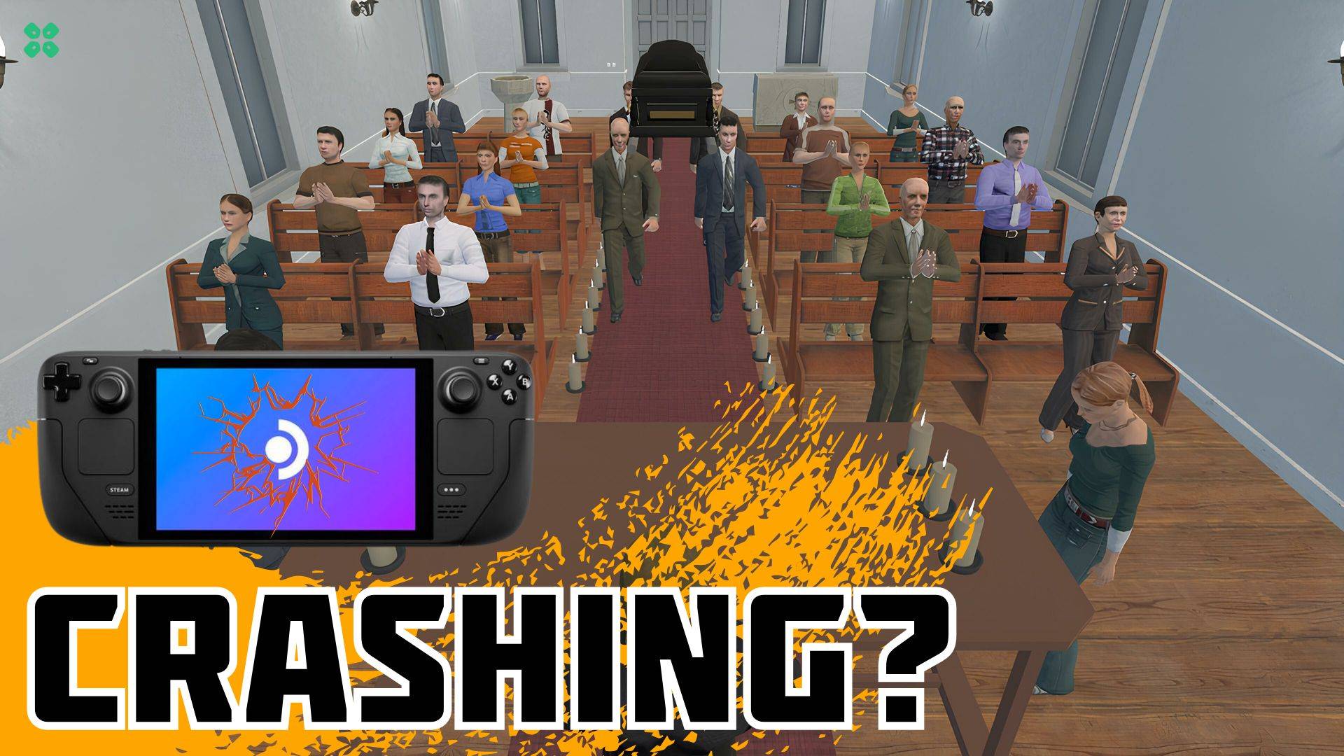 Artwork of ChurchSimulator and its fix of crashing by TCG