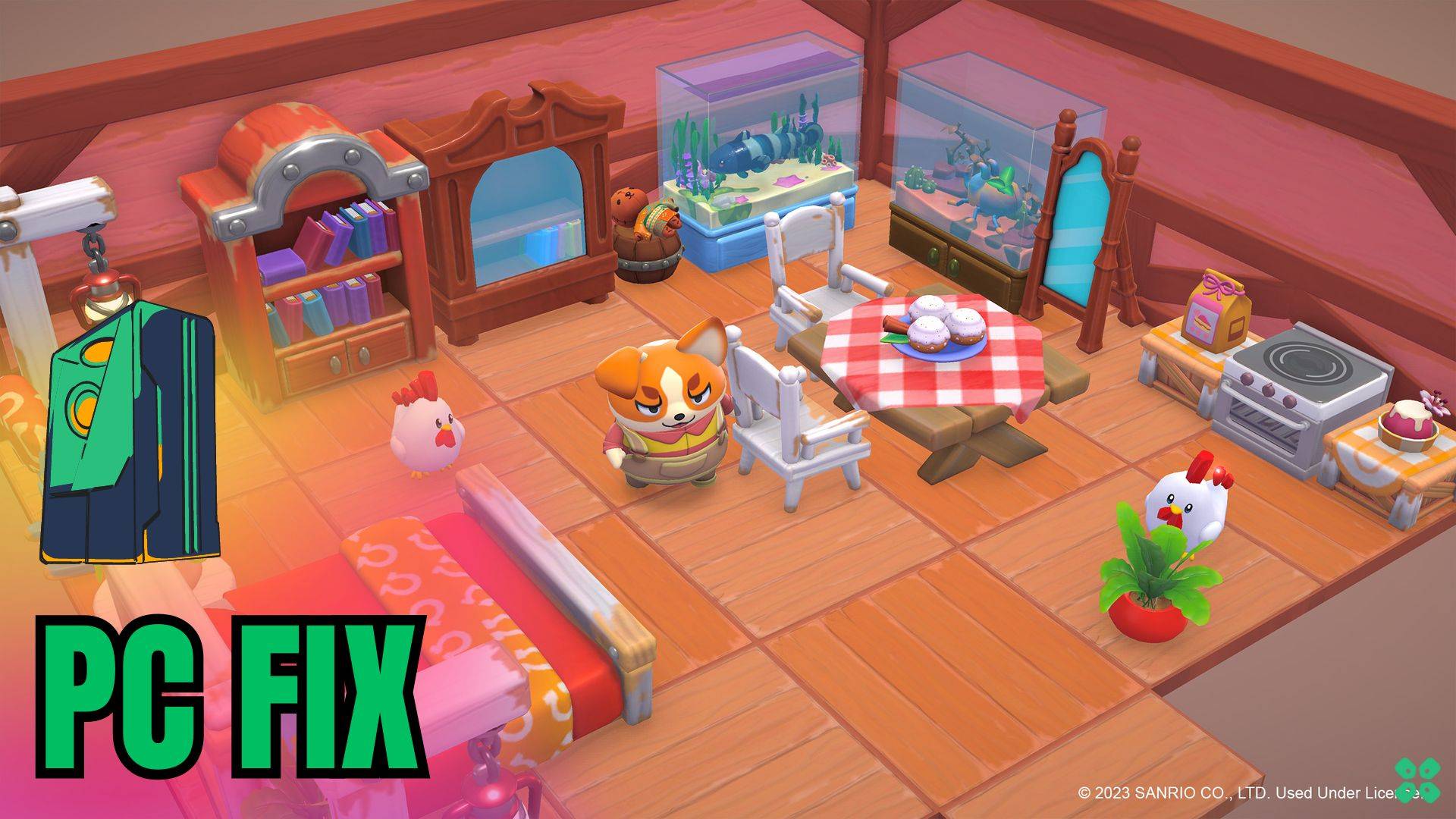 Artwork of HelloKittyIslandAdventure and its fix of crashing by TCG