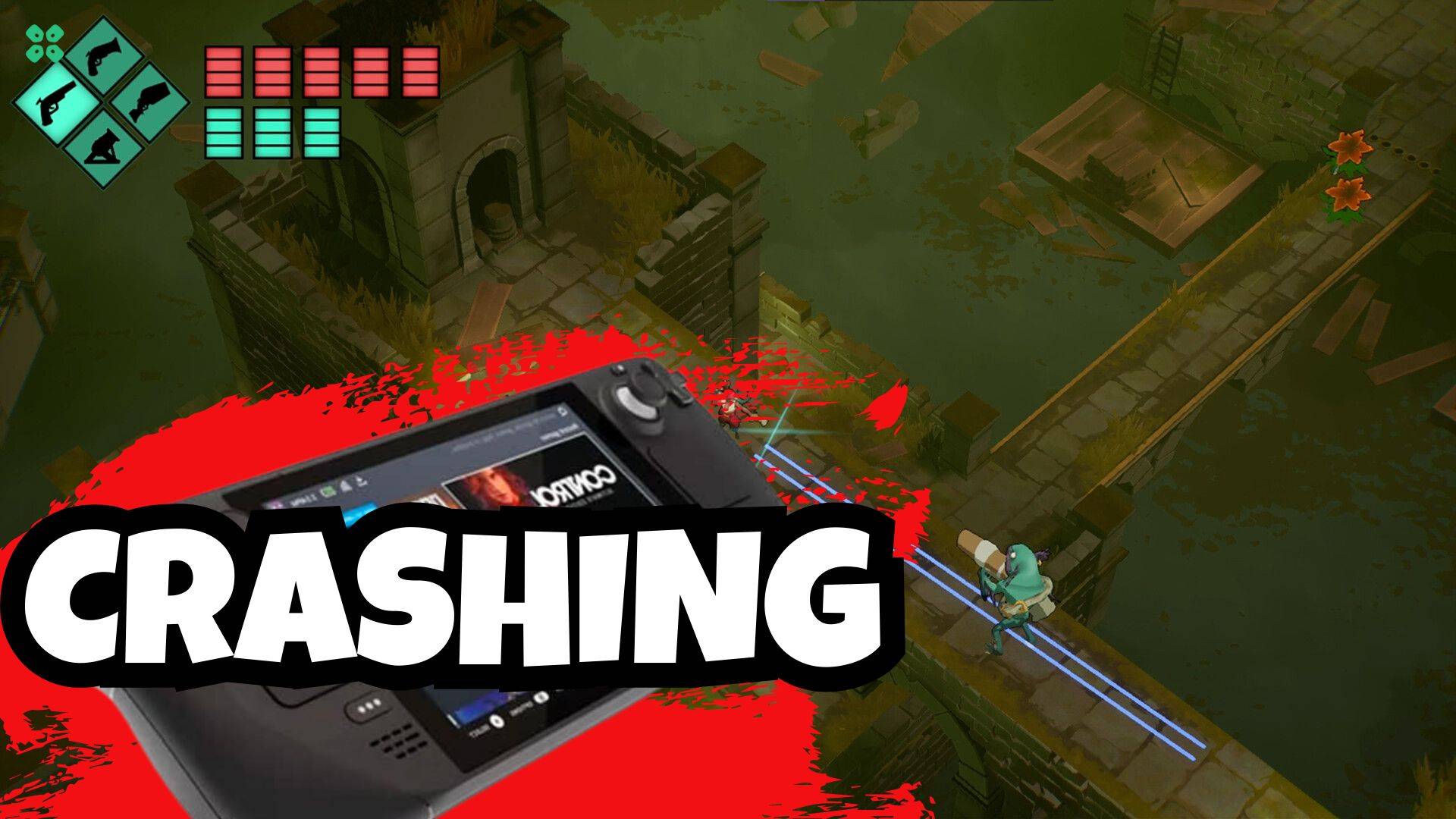 Artwork of MarkoftheDeep and its fix of crashing by TCG