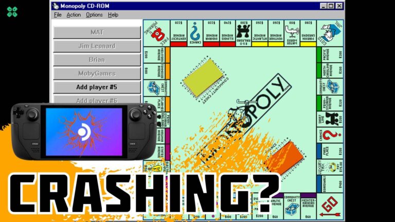 Artwork of Monopoly and its fix of crashing by TCG