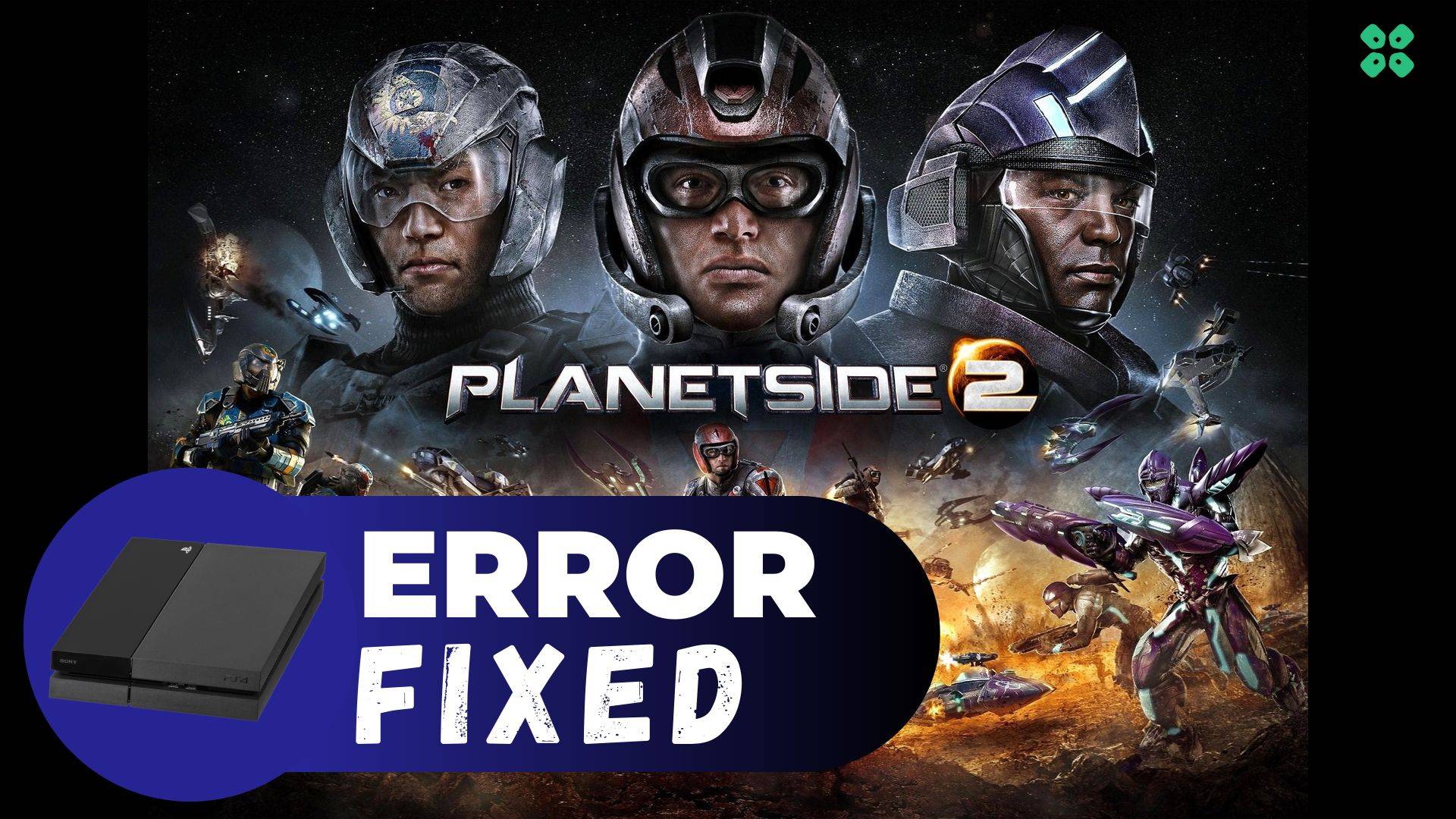 Artwork of PlanetSide2 and its fix of crashing by TCG