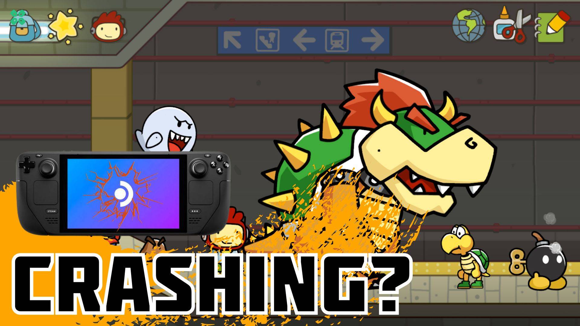 Artwork of ScribblenautsUnlimited and its fix of crashing by TCG