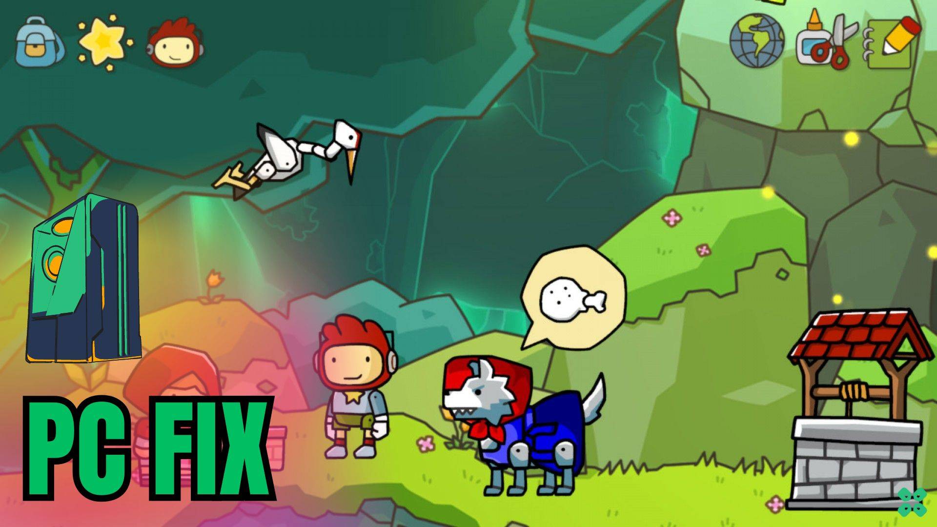 Artwork of ScribblenautsUnlimited and its fix of crashing by TCG