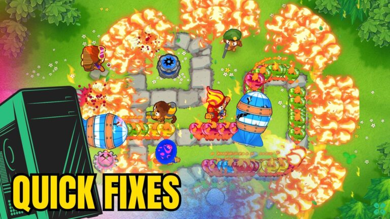Artwork of BloonsTD6 and its fix of lagging by TCG
