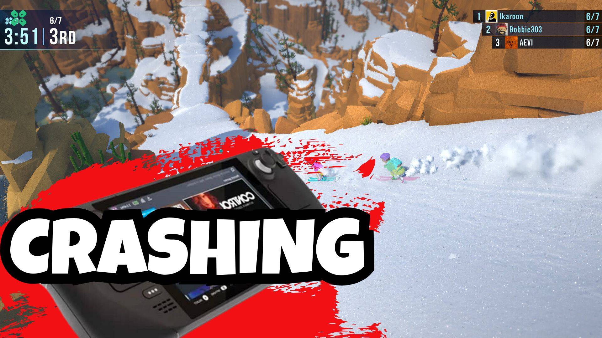 Artwork of LonelyMountainsSnowRiders and its fix of crashing by TCG