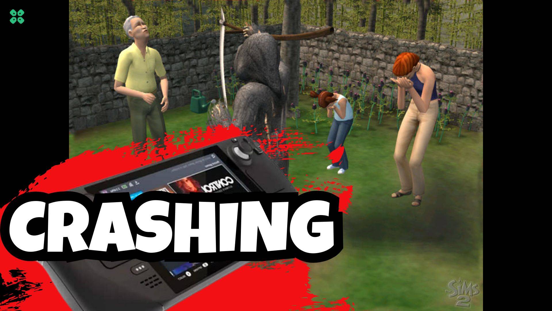 Artwork of TheSims2 and its fix of crashing by TCG
