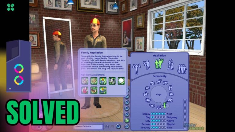 Artwork of TheSims2 and its fix of crashing by TCG