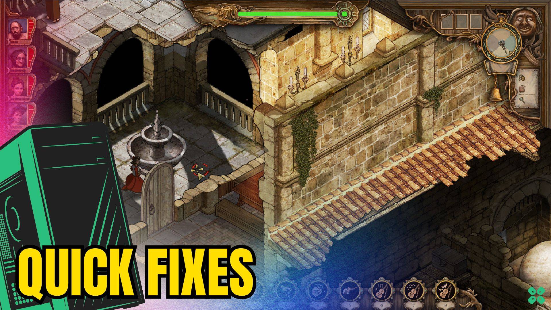 Artwork of TheStoneofMadness and its fix of crashing by TCG