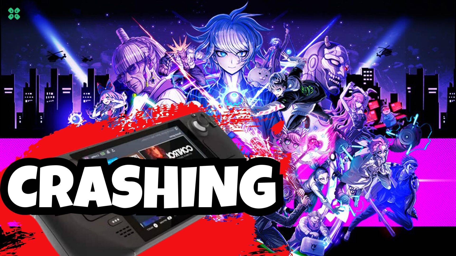 Artwork of TribeNine and its fix of crashing by TCG