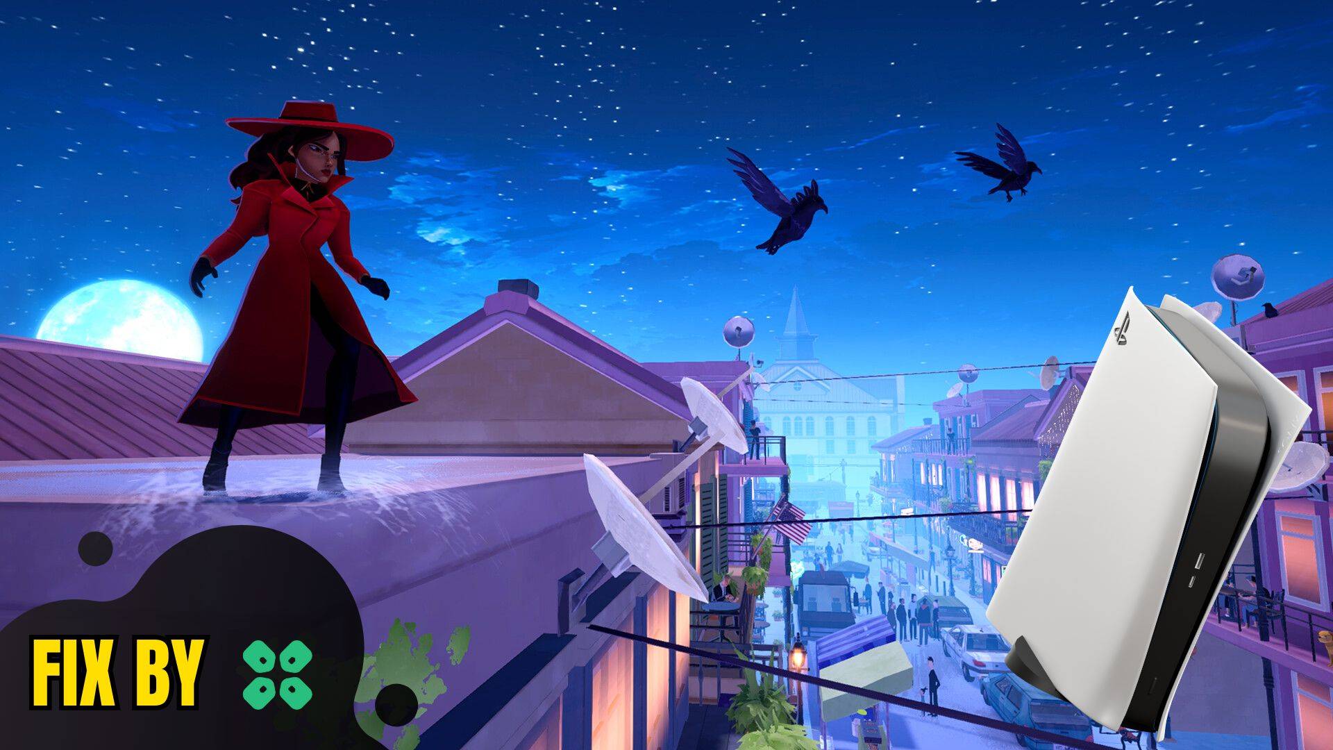 Artwork of CarmenSandiego and its fix of crashing by TCG