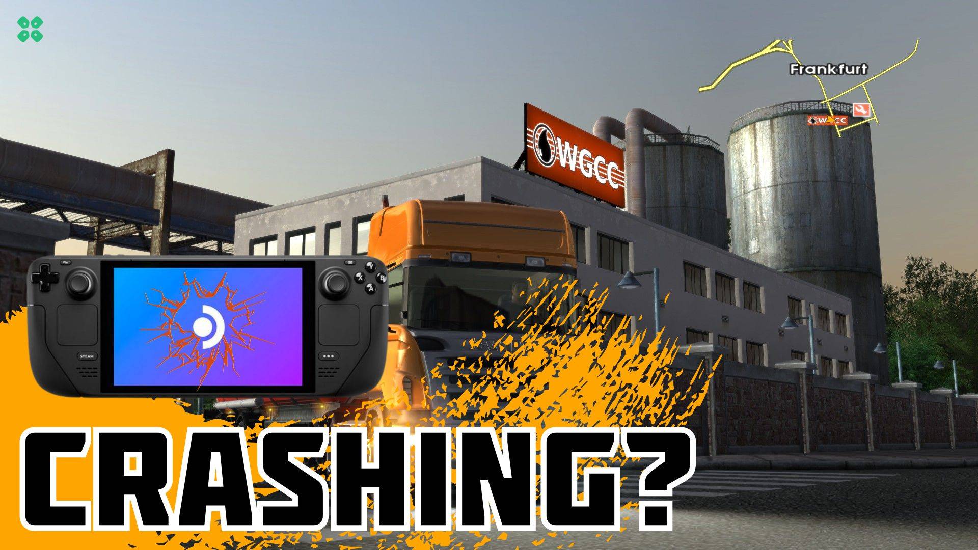 Artwork of EuroTruckSimulator and its fix of crashing by TCG