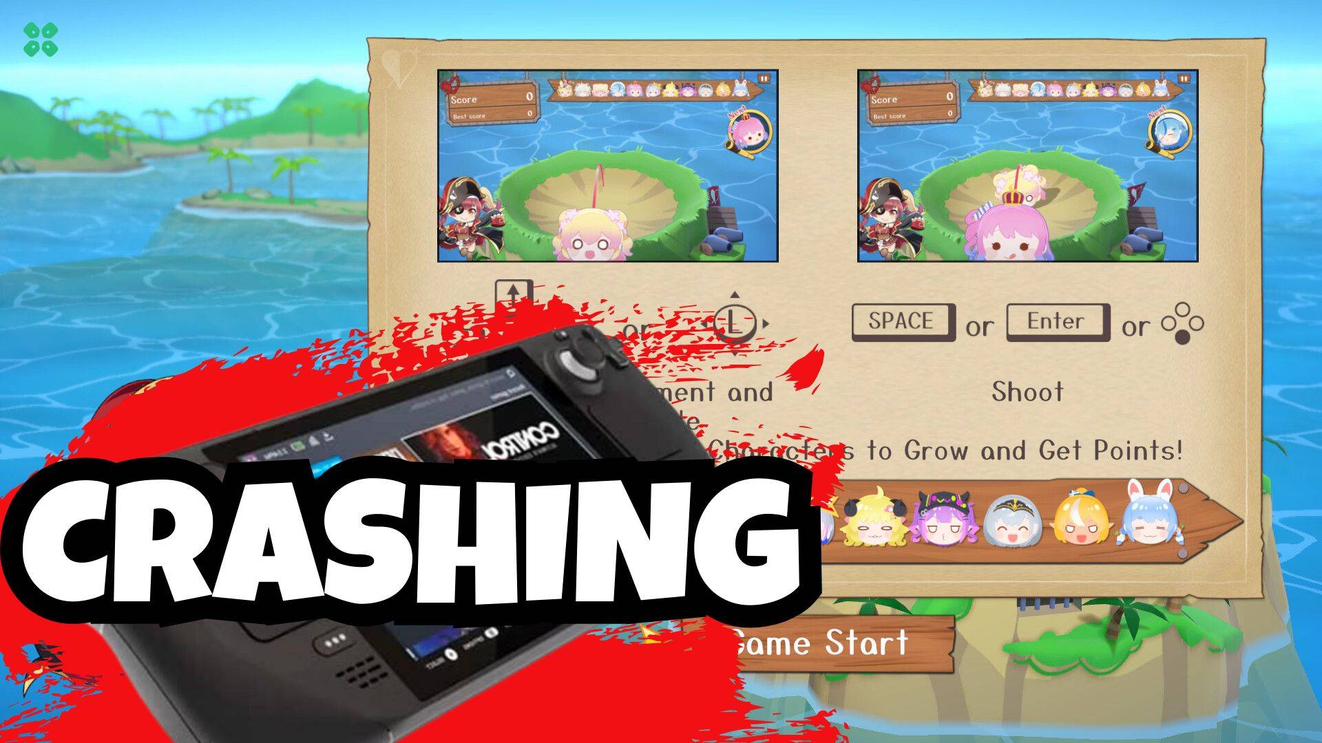Artwork of HololiveTreasureMountain and its fix of crashing by TCG